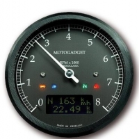 Compte Tour Motogadget Motoscope Tacho Chronoclassic 8000 trs/min 