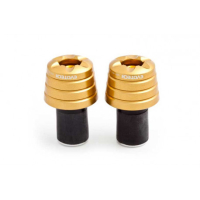 EMBOUTS DE GUIDON UNIVERSEL EVOTECH - Couleur : Orange
