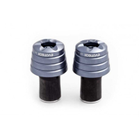 EMBOUTS DE GUIDON UNIVERSEL EVOTECH - Couleur : Orange
