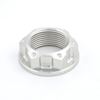 ECROU D AXE DE ROUE ARRIERE / ROUE AVANT EVOTECH - Couleur : NOIR