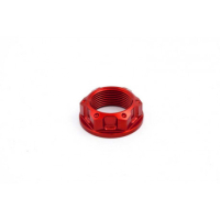 ECROU D AXE DE ROUE ARRIERE / ROUE AVANT EVOTECH - Couleur : ROUGE