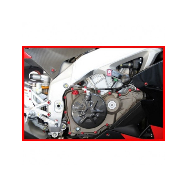 APRILIA SHIVER 750 KIT VISSERIE MOTEUR EVOTECH - Couleur : OR