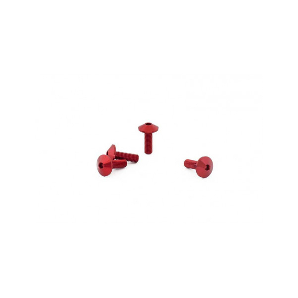 HONDA / KAWA / KTM / SUZ / TRIUMPH / YAM KIT VISSERIE BULLE EVOTECH - Couleur : ROUGE