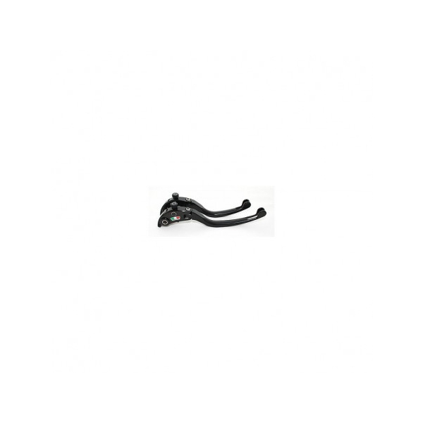 LEVIER DE FREIN REPLIABLE MAITRE CYLINDRE BREMBO - Version : court, Couleur exterieur : NOIR