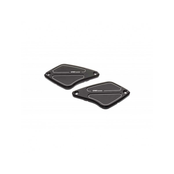 PAIRE COUVERCLES RESERVOIR MAITRE CYLINDRE EMBRAYAGE - Couleur : NOIR