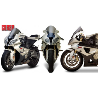 BMW HP4 et S1000RR Bulle BMW - Couleur : FUMÉE CLAIR 