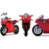 Bulle double courbure Ducati 749 - Dark - S - R - 999 - S - R - Xerox - Couleur : TRANSPARENT