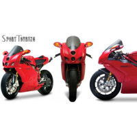 Bulle sport touring ZG Ducati 749 - Dark - S - R - 999 - S - R - Xerox - Couleur : FUMÉ FONCÉ