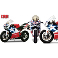 Bulle Ducati 1098 - S - R- BAYLISS Tricolore - 848 - Nicky Hayden - 1198 - S - Couleur : TRANSPARENT 