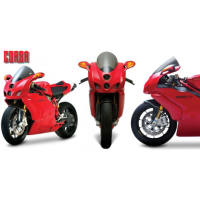 Bulle Ducati 749 - Dark - S - R - 999 - S - R - Xerox - Couleur : FUMÉE CLAIR