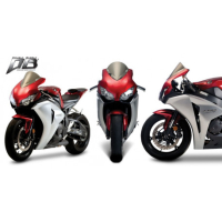 Bulle double courbure Honda CBR 1000RR - ABS - Couleur : TRANSPARENT