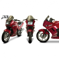 Bulle double courbure Kawasaki Ninja 250R - Couleur : TRANSPARENT