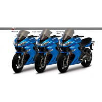 Bulle double courbure Kawasaki Ninja 650R - Couleur : TRANSPARENT