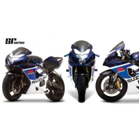 Bulle Suzuki GSXR 600 - 750 - Couleur : FUMÉ CLAIR