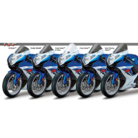 Bulle Suzuki GSXR 600 - 750 - Couleur : FUMÉ CLAIR