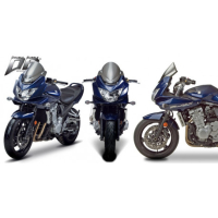 Bulle double courbure Suzuki Bandit 1250S - ABS - Couleur : FUMÉ CLAIR