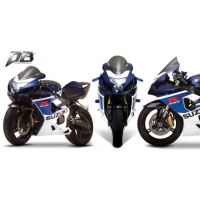 Bulle double courbure Suzuki GSXR 600 - 750 - Couleur : FUMÉ CLAIR