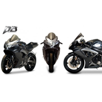 Bulle double courbure Suzuki GSXR 600 - 750 - Couleur : TRANSPARENT