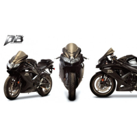 Bulle double courbure Suzuki GSXR 600 - 750 - Couleur : TRANSPARENT