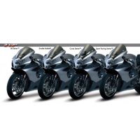 Bulle double courbure Suzuki GSXR 1000 - Couleur : TRANSPARENT