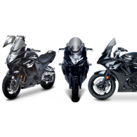 Bulle double courbure Suzuki GSX 650F - GSX 1250FA - Couleur : TRANSPARENT