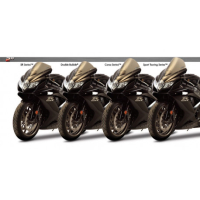 Bulle sport touring ZG Suzuki GSXR 600 - 750 - Couleur : TRANSPARENT