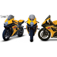 Bulle sport touring ZG Suzuki GSXR 1000 - Couleur : FUMÉ CLAIR