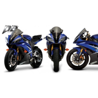 Bulle double courbure Yamaha YZF-R6 - Couleur : TRANSPARENT