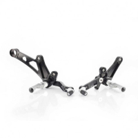 COMMANDES RECULEES CNC RACING DUCATI DIAVEL - Couleur 1 : NOIR/ROUGE