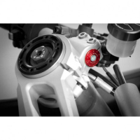 KIT BOUCHON D EMBOUT DE GUIDON - Couleur : ROUGE 