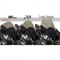 Bulle double courbure coloree pour Kawasaki ZX-14 - ZZR 1400 - Couleur : VERT TRANSLUCIDE