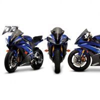 Bulle double courbure coloree pour Yamaha YZF-R6 - Couleur : JAUNE
