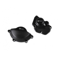 KAWASAKI ZX10R KIT PROTECTION CARTER COTE GAUCHE ET DROIT ALU TAILLE MASSE BONAM - Couleur : NOIR 