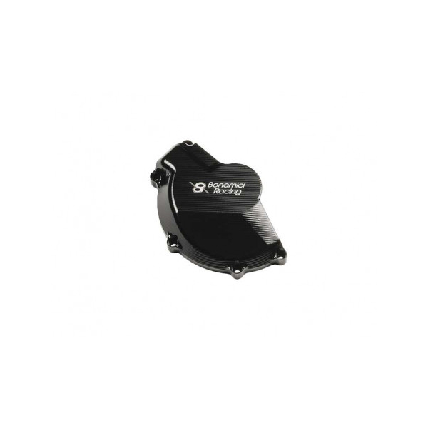 BMW S1000RR-S1000R PROTECTION CARTER COTE GAUCHE ALU CNC - Couleur : NOIR
