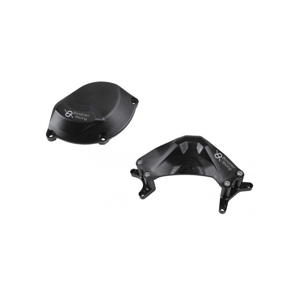 APRILIA RSV4-TUONO V4 KIT PROTECTION CARTER COTE GAUCHE ET DROIT ALU TAILLE MASS - Couleur : BLEU