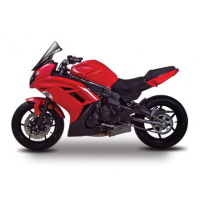 Bulle double courbure Kawasaki Ninja 650R - Couleur : TRANSPARENT