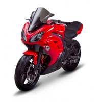 Bulle double courbure Kawasaki Ninja 650R - Couleur : TRANSPARENT