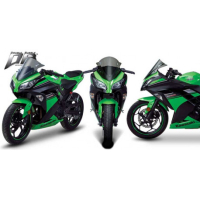 Bulle double courbure Kawasaki Ninja 250R et 300R - Couleur : TRANSPARENT