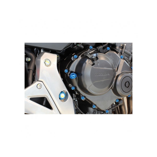 HONDA HORNET 600 KIT VISSERIE MOTEUR EVOTECH - Couleur : ROUGE
