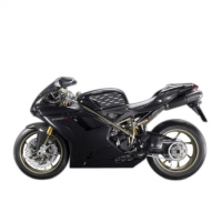 Adhésif de réservoir Stompgrip Ducati 848 2008-2013 - Couleur : NOIR