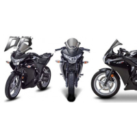 Bulle double courbure Honda CBR250R - ABS - Couleur : TRANSPARENT