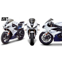 Bulle colorée Triumph Daytona 675 - Couleur : JAUNE