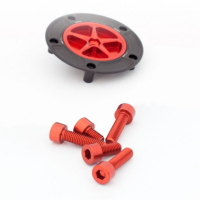 YAMAHA MT09 TRACER / MT07 KIT VISSERIE TRAPPE A ESSENCE EVOTECH - Couleur : ROUGE 