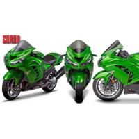 Bulle Kawasaki ZX-14 - ZZR 1400 - Couleur : TRANSPARENT