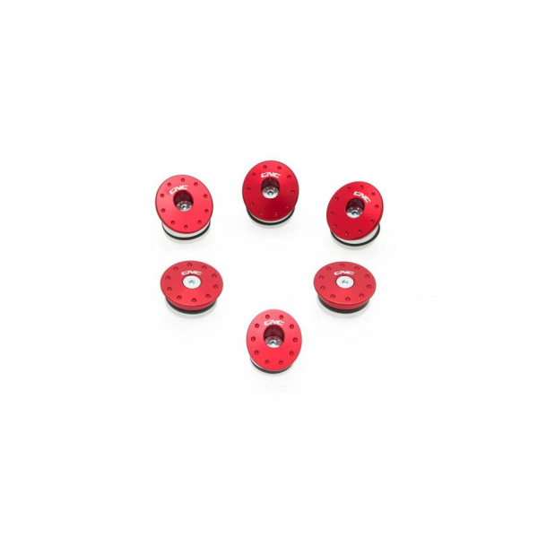 KIT BOUCHON CADRE CNC MONSTER 1200 - Couleur : ROUGE