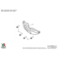 YAMAHA R1 PROTECTION CARTER COTE GAUCHE ALU TAILLE MASSE BONAMICI - Couleur : SILVER