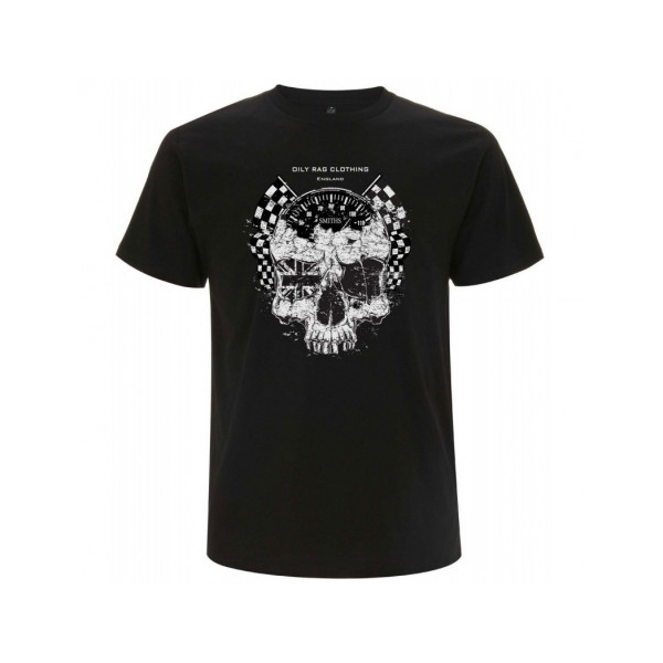 SKULL ET COMPTEUR SMITH OILY RAG TEE SHIRT - Taille : L