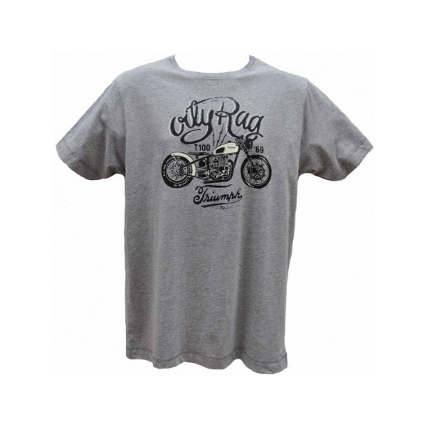 BOBBER TRIUMPH OILY RAG TEE SHIRT - M