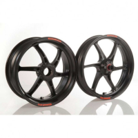 ROUE AVANT OZ 17 X 3.5 MAGNESIUM FORGE CATTIVA - Couleur : NOIR BRILLANT