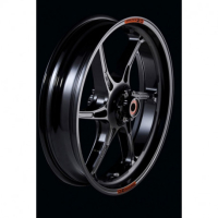 ROUE AVANT 17 X 3.5 MAGNESIUM FORGE CATTIVA OZ SUZUKI GSXR 750 - Couleur : NOIR BRILLANT